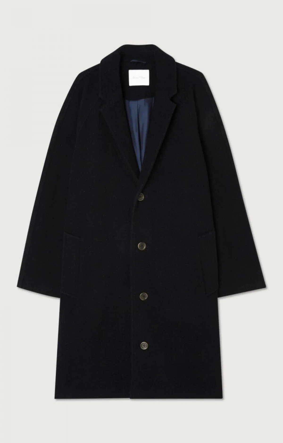 American Vintage Men'S Coat Erocity Navy Melange Cheap