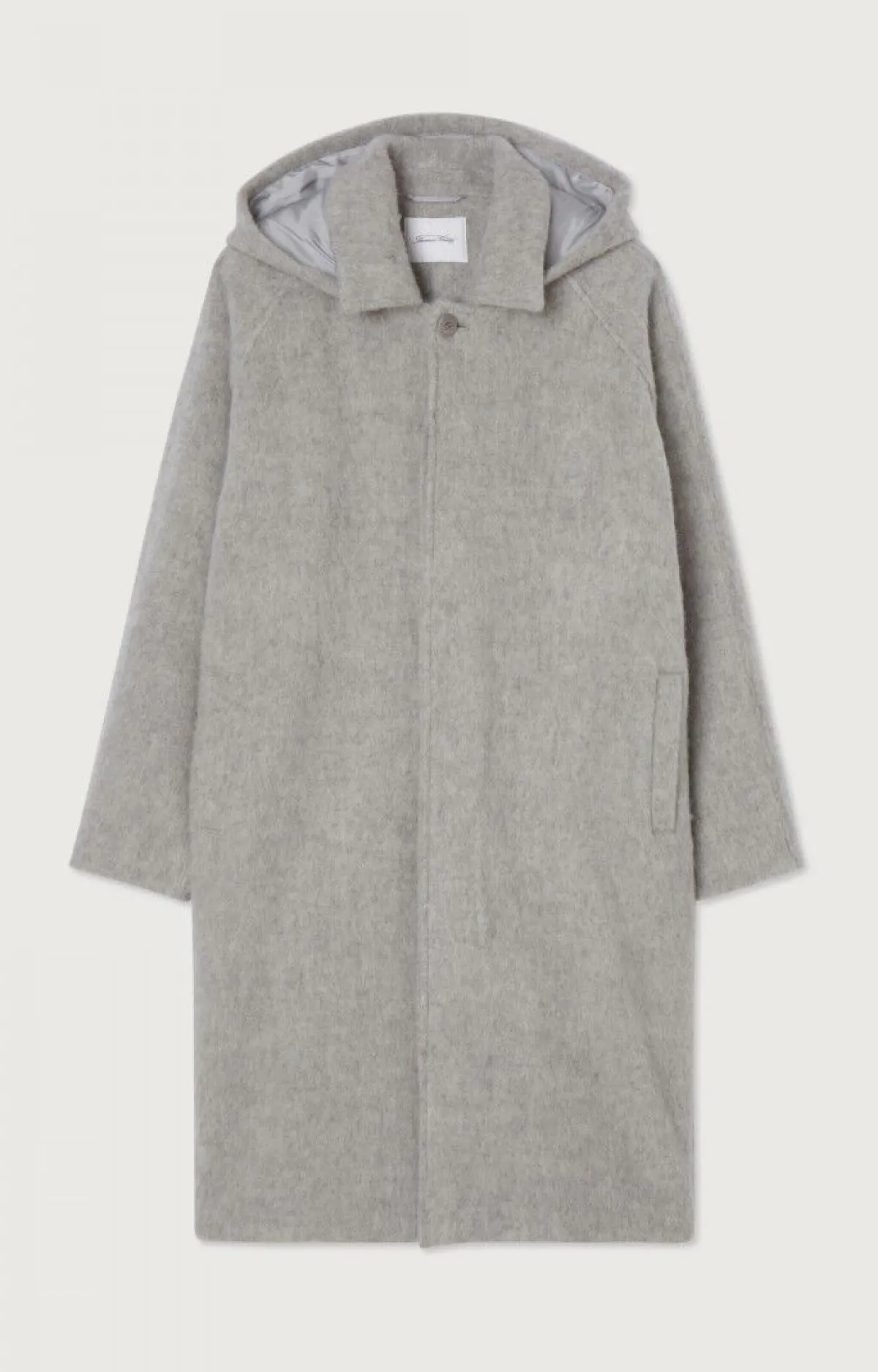 American Vintage Men'S Coat Roly Cloud Melange Discount