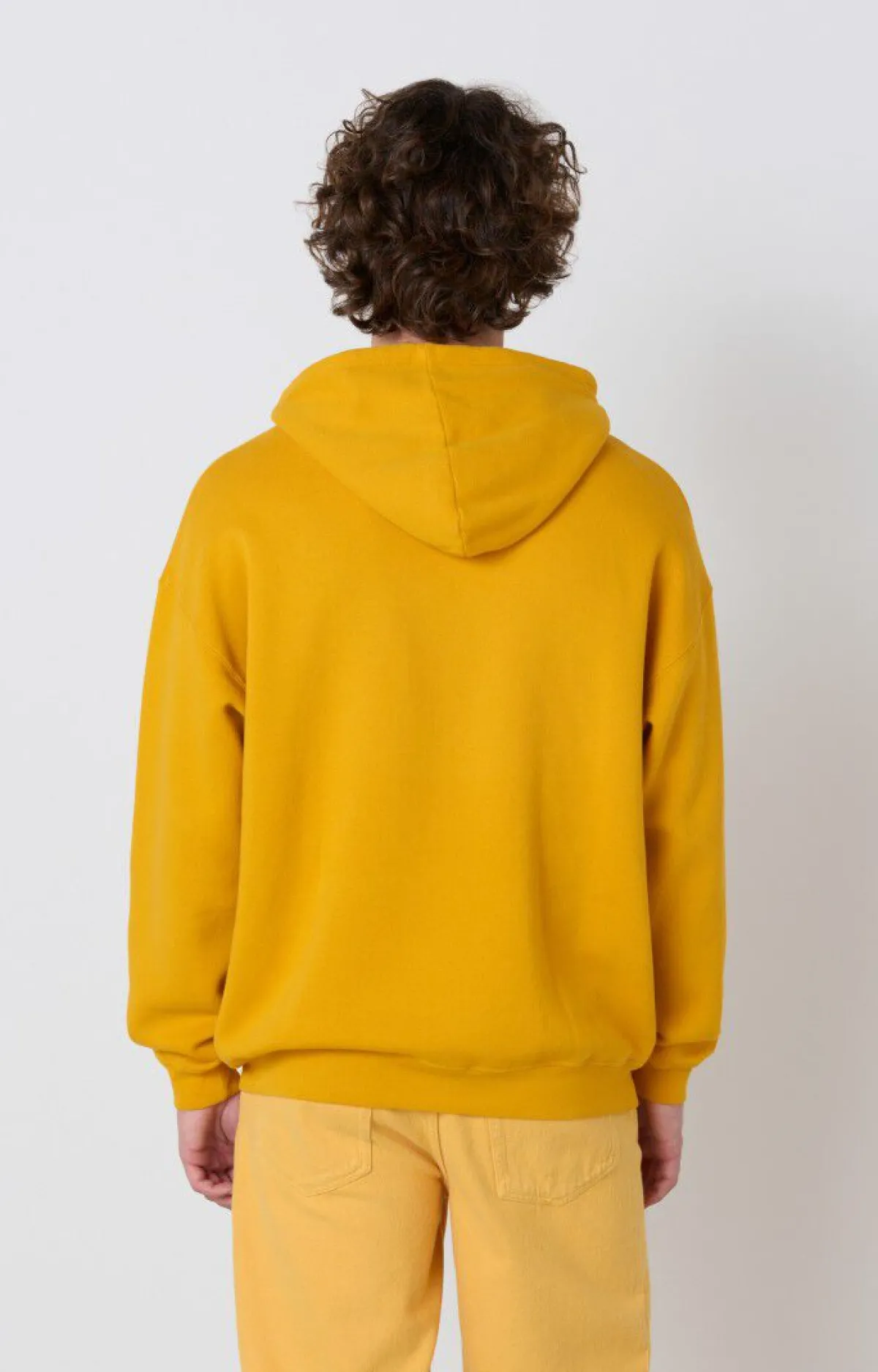 American Vintage Men'S Hoodie Izubird Vintage Mustard Hot