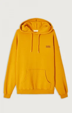 American Vintage Men'S Hoodie Izubird Vintage Mustard Hot