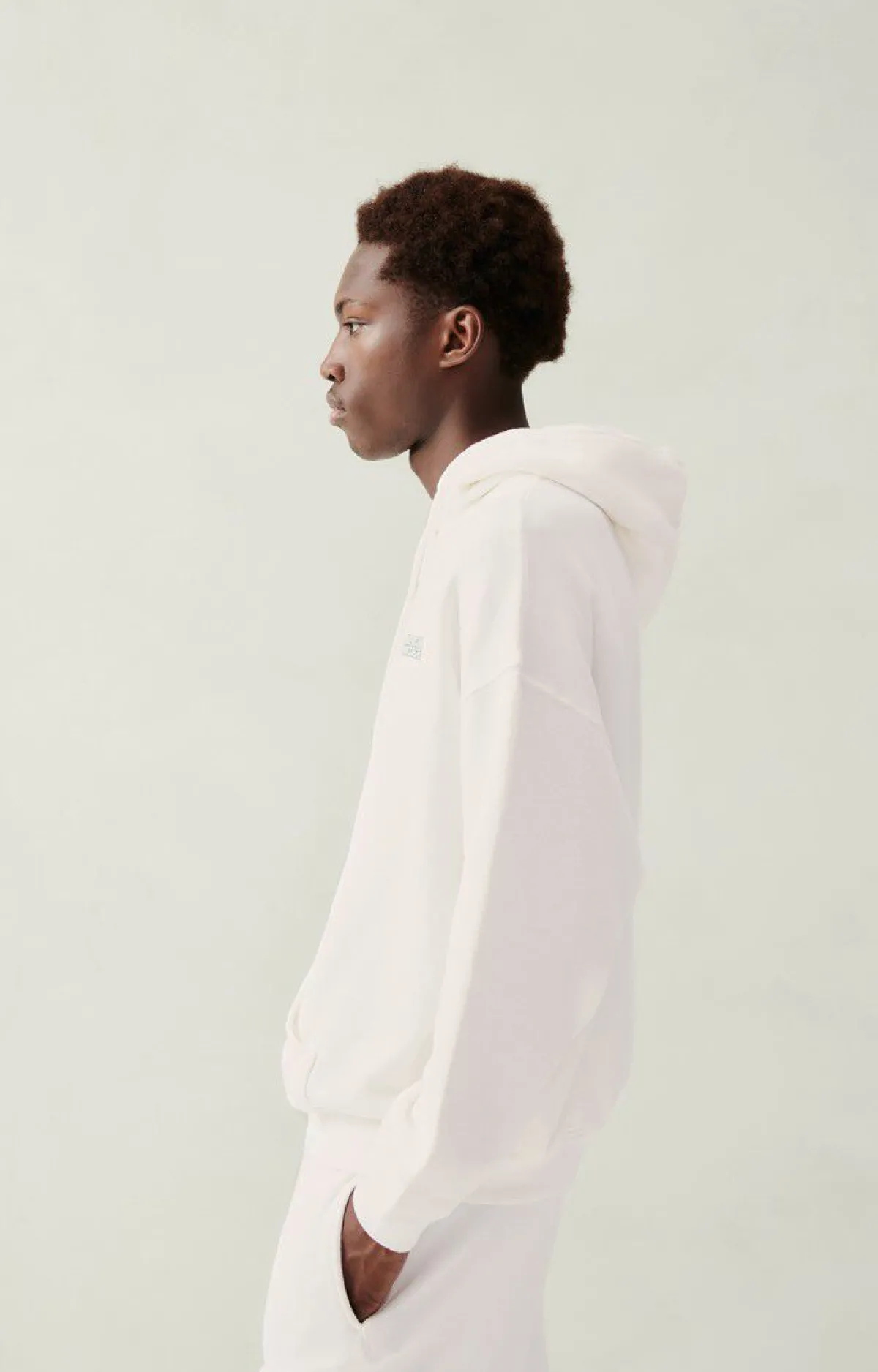 American Vintage Men'S Hoodie Izubird Vintage Milk Flash Sale