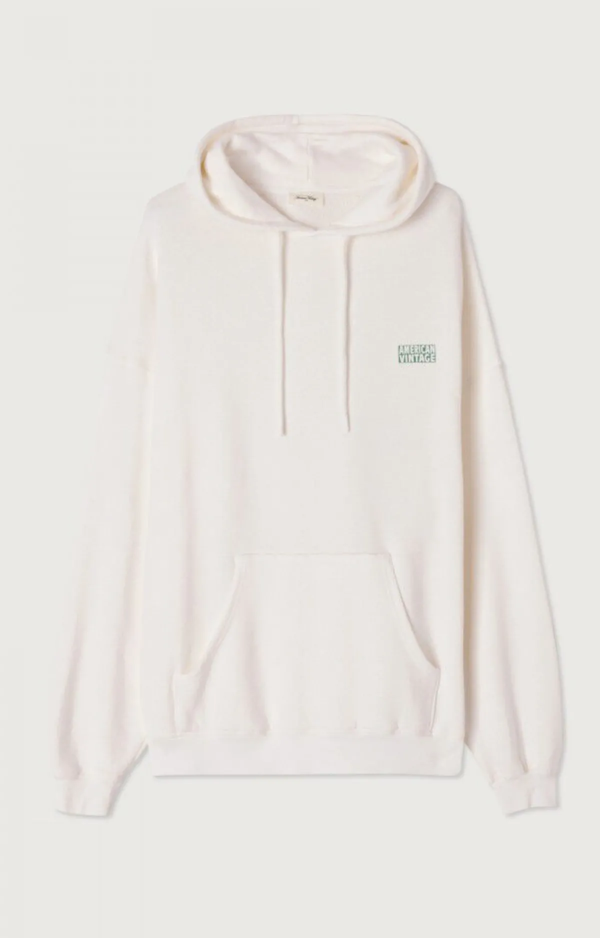 American Vintage Men'S Hoodie Izubird Vintage Milk Flash Sale