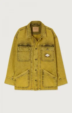 American Vintage Men'S Jacket Blinewood Yellow Overdye Hot