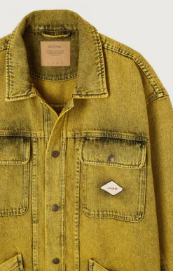 American Vintage Men'S Jacket Blinewood Yellow Overdye Hot