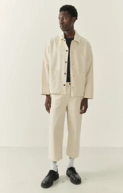 American Vintage Men'S Jacket Datcity Ecru Store
