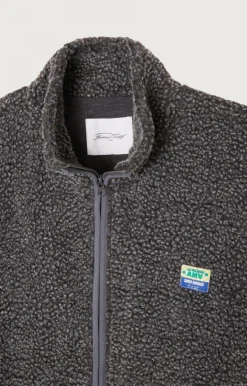 American Vintage Men'S Jacket Hoktown Charcoal Melange Cheap