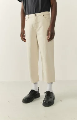 American Vintage Men'S Jeans Datcity Ecru Hot