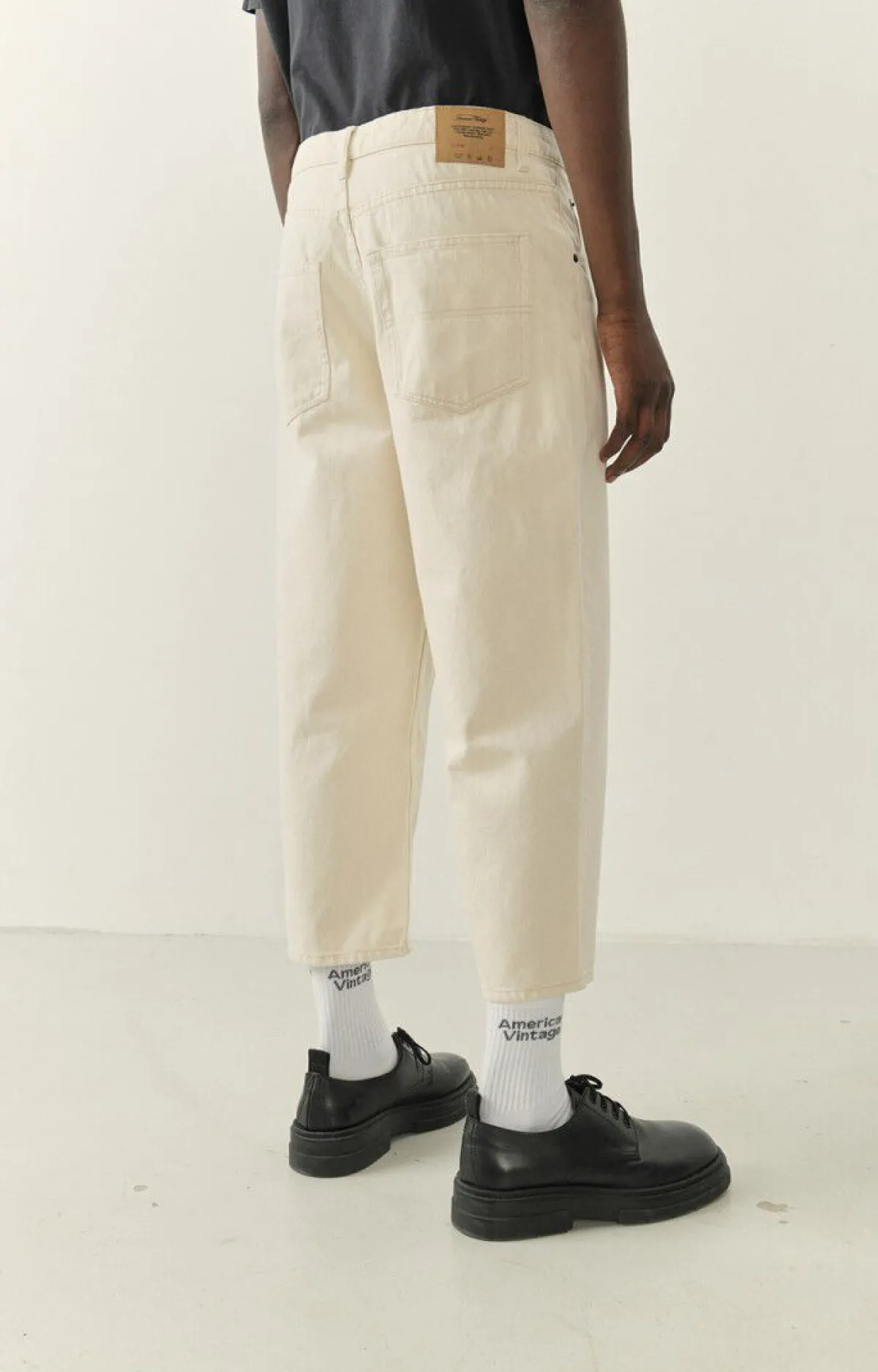 American Vintage Men'S Jeans Datcity Ecru Hot