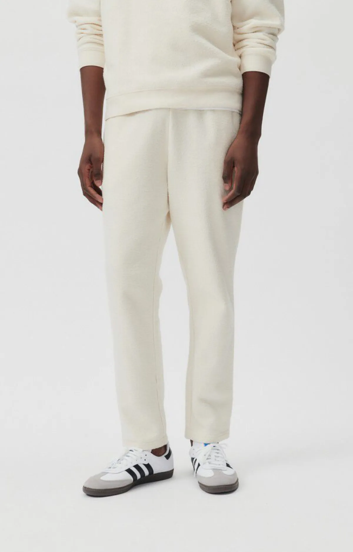American Vintage Men'S Joggers Bobypark Ecru Hot
