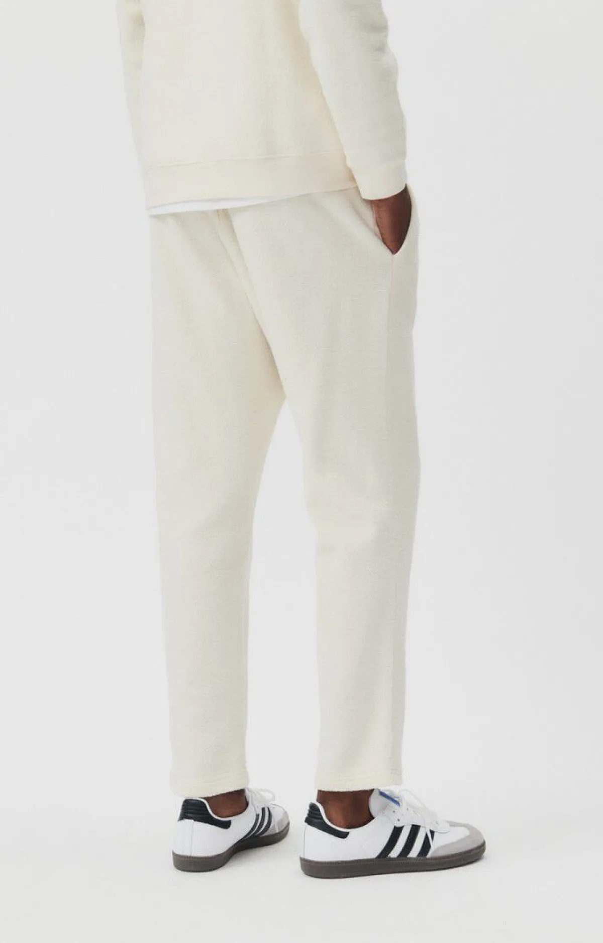 American Vintage Men'S Joggers Bobypark Ecru Hot