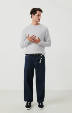 American Vintage Men'S Jumper Damsville Heather Grey Sale
