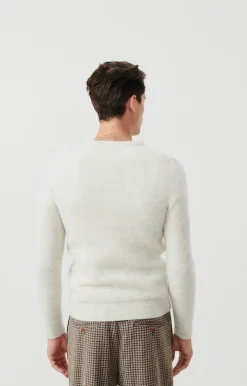 American Vintage Men'S Jumper Dazington Ecru Multimelange Discount