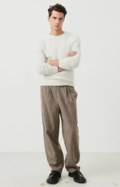 American Vintage Men'S Jumper Dazington Ecru Multimelange Discount