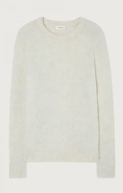 American Vintage Men'S Jumper Dazington Ecru Multimelange Discount