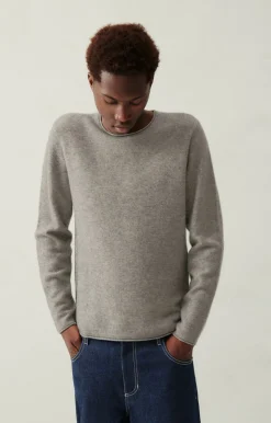 American Vintage Men'S Jumper Ducksbay Heather Grey Clearance
