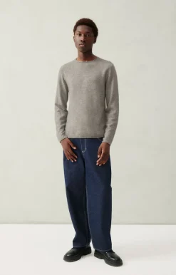 American Vintage Men'S Jumper Ducksbay Heather Grey Clearance