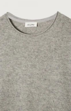 American Vintage Men'S Jumper Ducksbay Heather Grey Clearance
