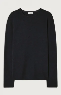 American Vintage Men'S Jumper Ducksbay Navy Melange Black Discount