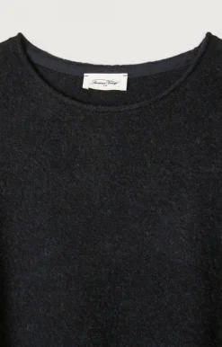 American Vintage Men'S Jumper Ducksbay Navy Melange Black Discount