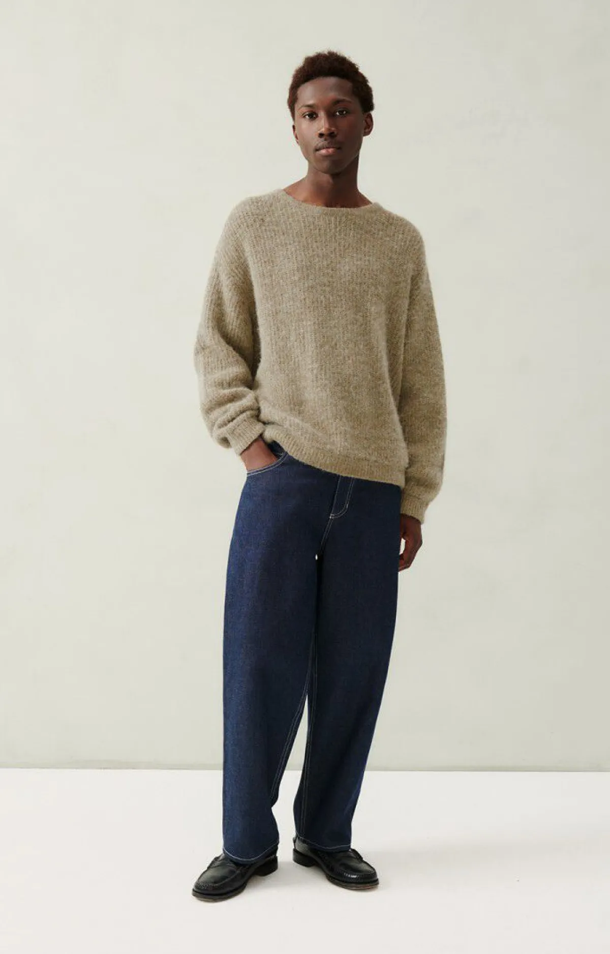 American Vintage Men'S Jumper East Rye Melange New