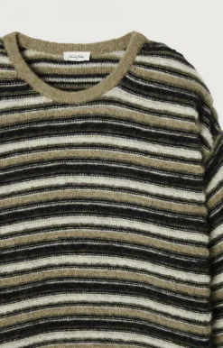 American Vintage Men'S Jumper East Rye Melange Stripes Cheap
