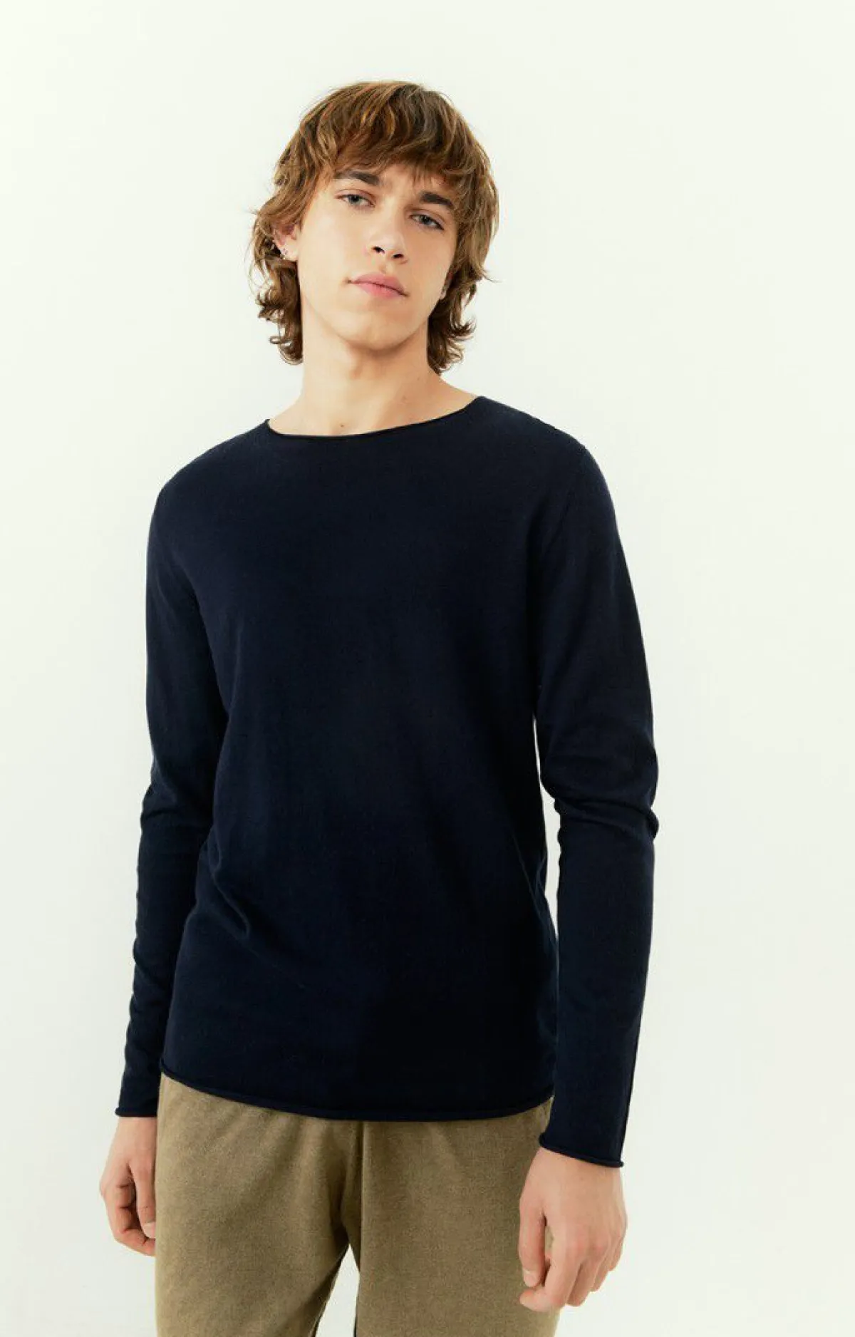 American Vintage Men'S Jumper Marcel Navy Shop
