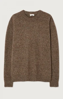 American Vintage Men'S Jumper Pyatury Brown Multimelange Online