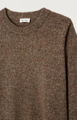 American Vintage Men'S Jumper Pyatury Brown Multimelange Online