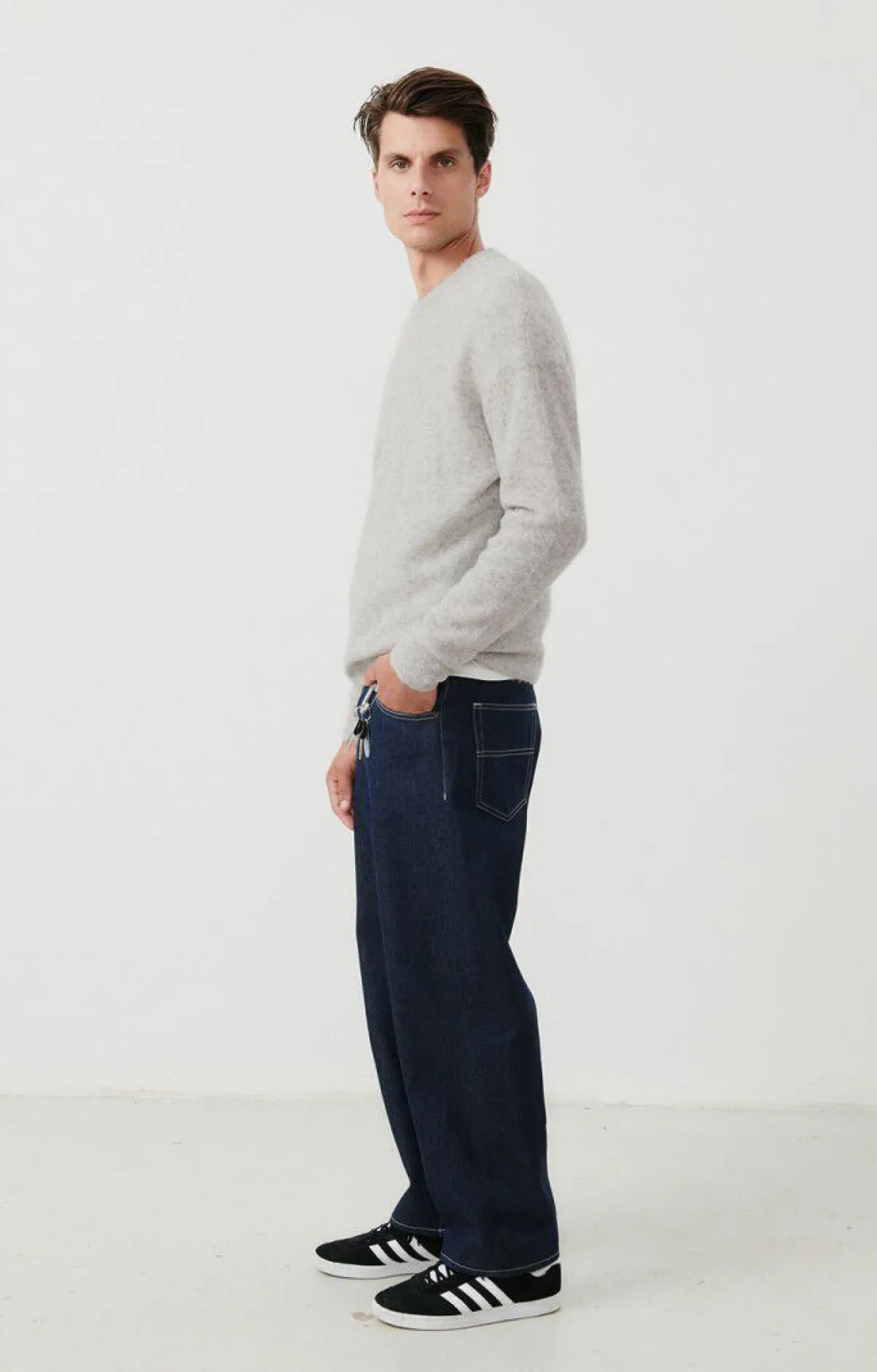 American Vintage Men'S Jumper Razpark Polar Melange Fashion
