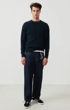 American Vintage Men'S Jumper Razpark Abysse Melange Fashion