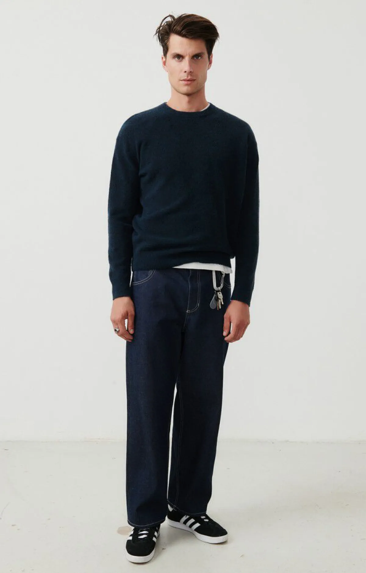 American Vintage Men'S Jumper Razpark Abysse Melange Fashion