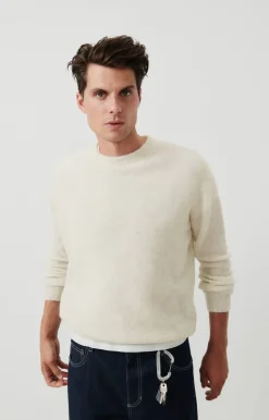 American Vintage Men'S Jumper Razpark Ecru Multimelange Discount
