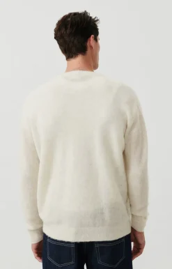 American Vintage Men'S Jumper Razpark Ecru Multimelange Discount