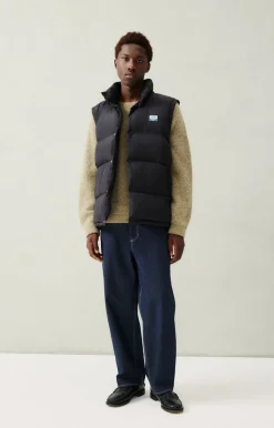 American Vintage Men'S Padded Jacket Zidibay Black Sale