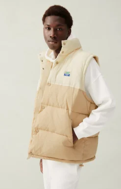 American Vintage Men'S Padded Jacket Zotcity Cream Store