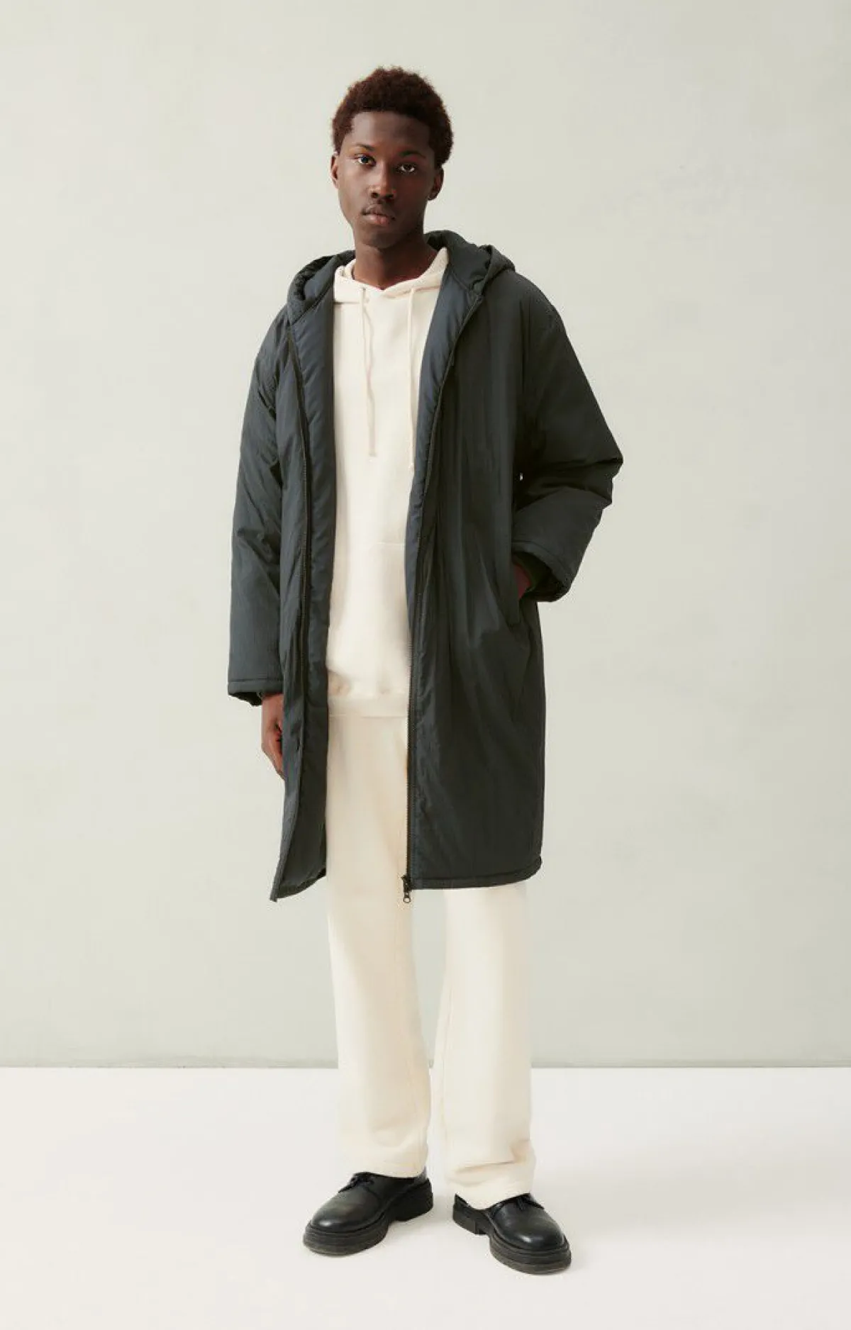 American Vintage Men'S Parka Zotcity Carbon Cheap