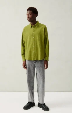 American Vintage Men'S Shirt Jofty Marsh Fashion