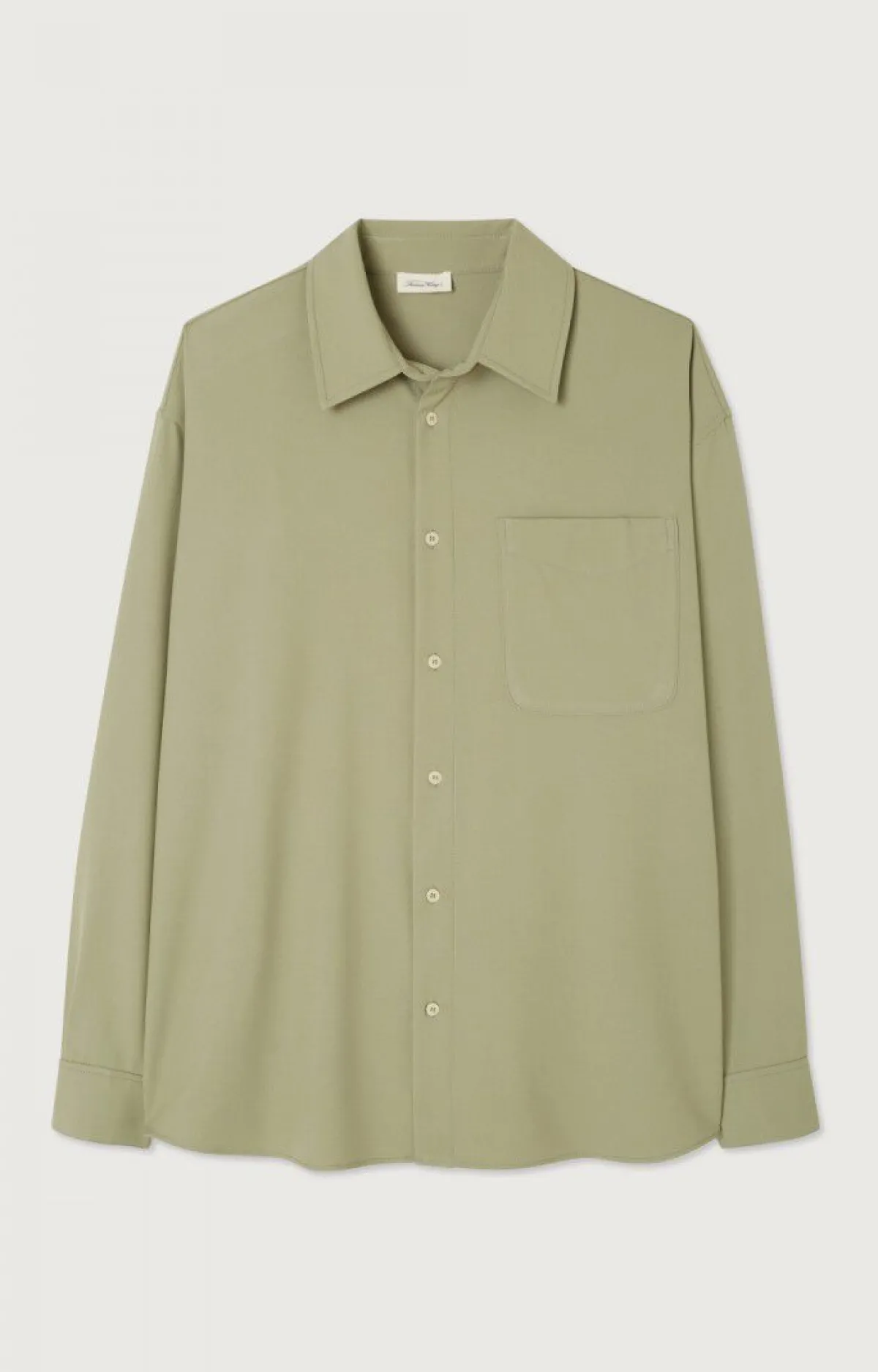 American Vintage Men'S Shirt Kabird Leaven Cheap