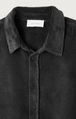 American Vintage Men'S Shirt Padow Carbon Store