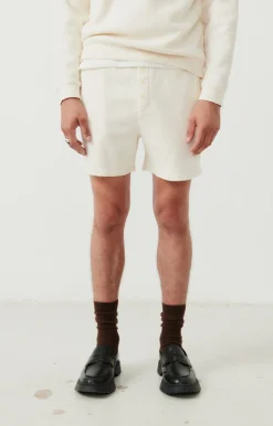 American Vintage Men'S Shorts Bobypark Ecru Best
