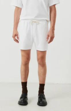American Vintage Men'S Shorts Fizvalley White Fashion