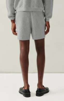 American Vintage Men'S Shorts Koukoubay Heather Grey Discount