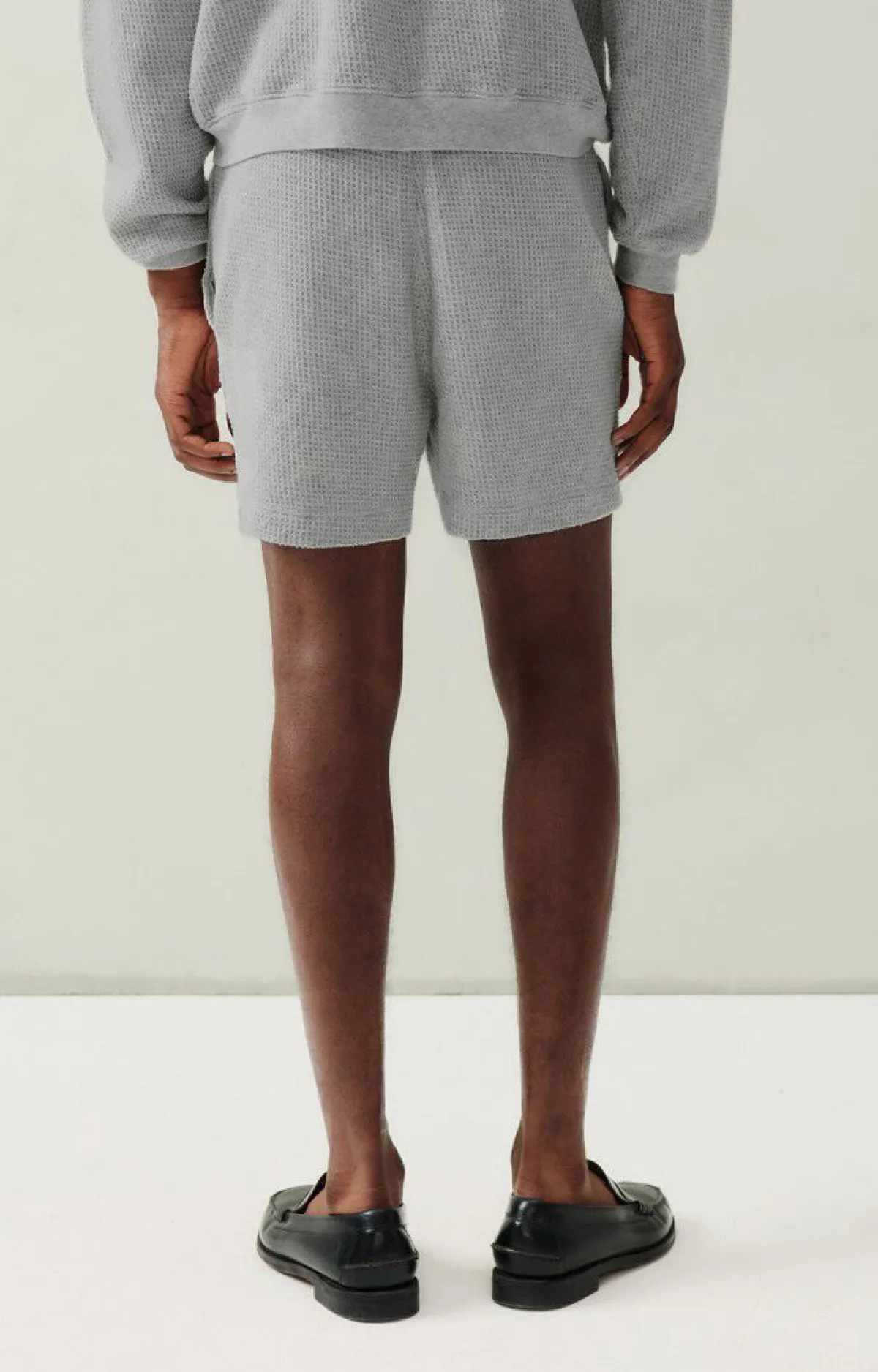 American Vintage Men'S Shorts Koukoubay Heather Grey Discount