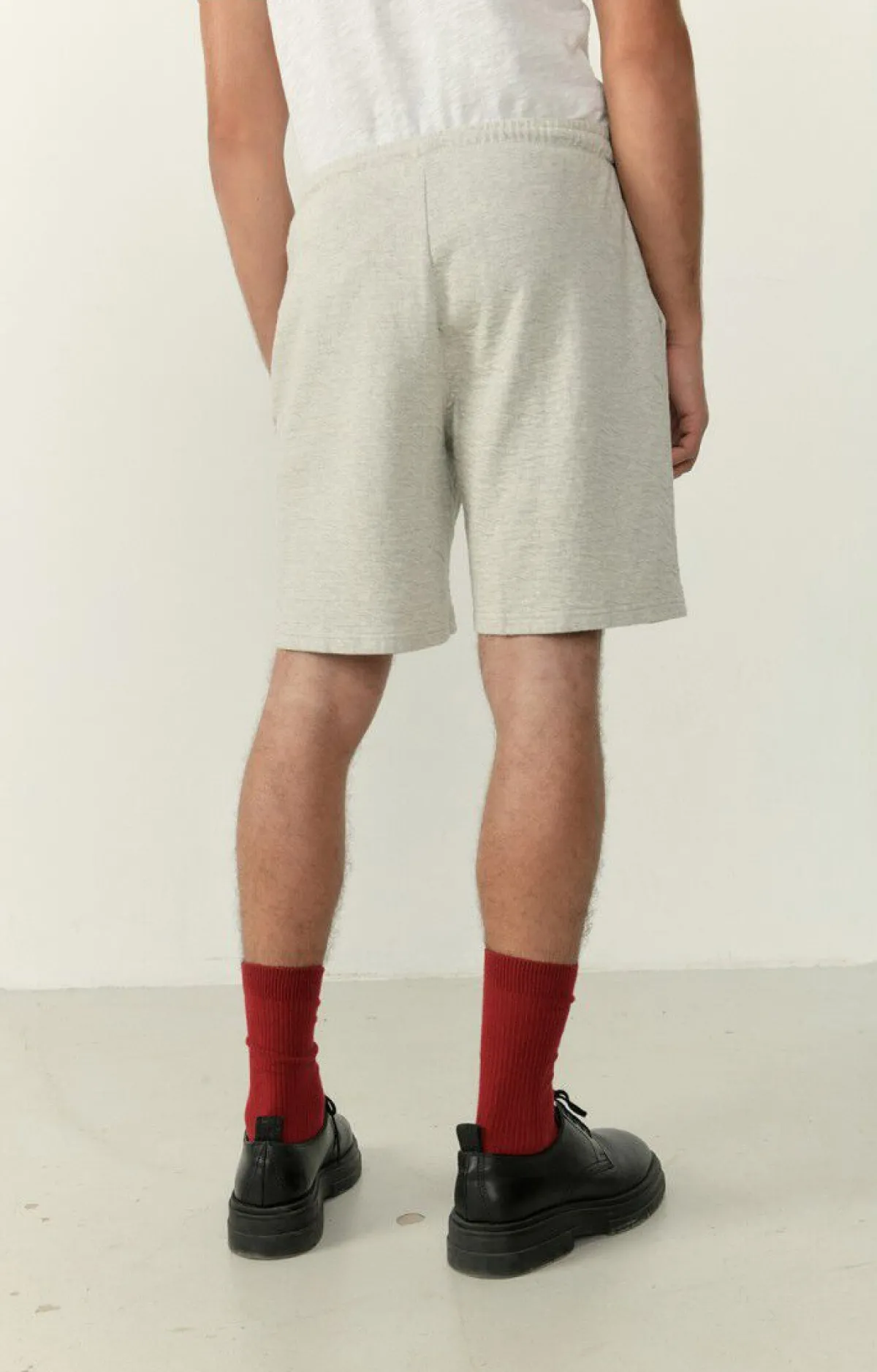 American Vintage Men'S Shorts Yatcastle Heather Grey Shop