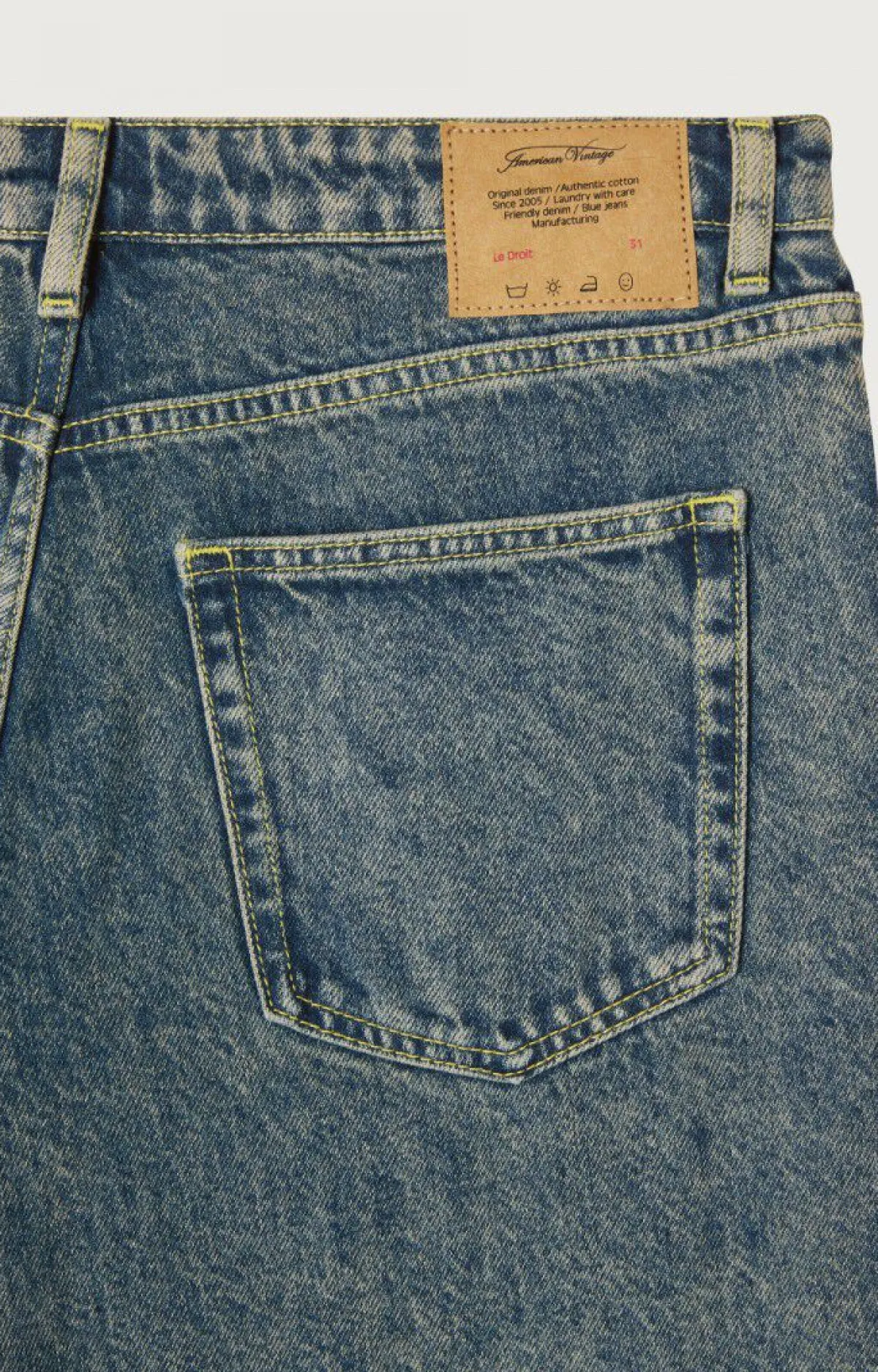American Vintage Men'S Straight Jeans Joybird Dirty New
