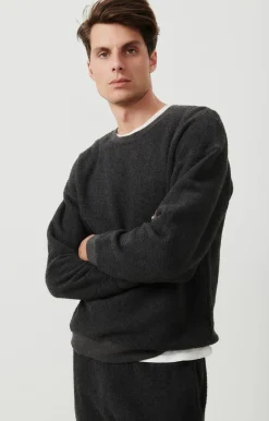 American Vintage Men'S Sweatshirt Bobypark Charcoal Melange Store