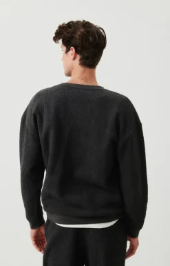 American Vintage Men'S Sweatshirt Bobypark Charcoal Melange Store