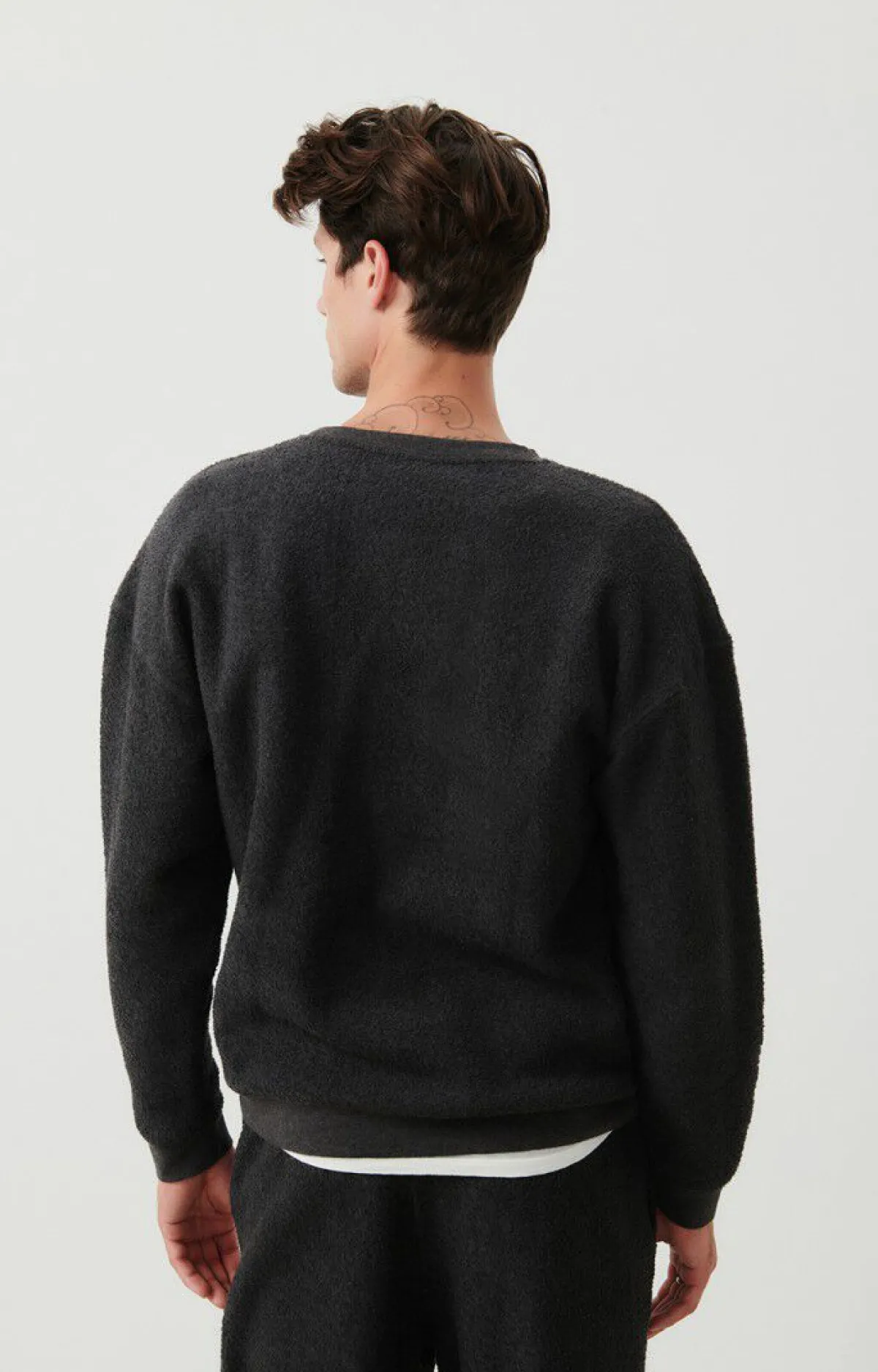 American Vintage Men'S Sweatshirt Bobypark Charcoal Melange Store