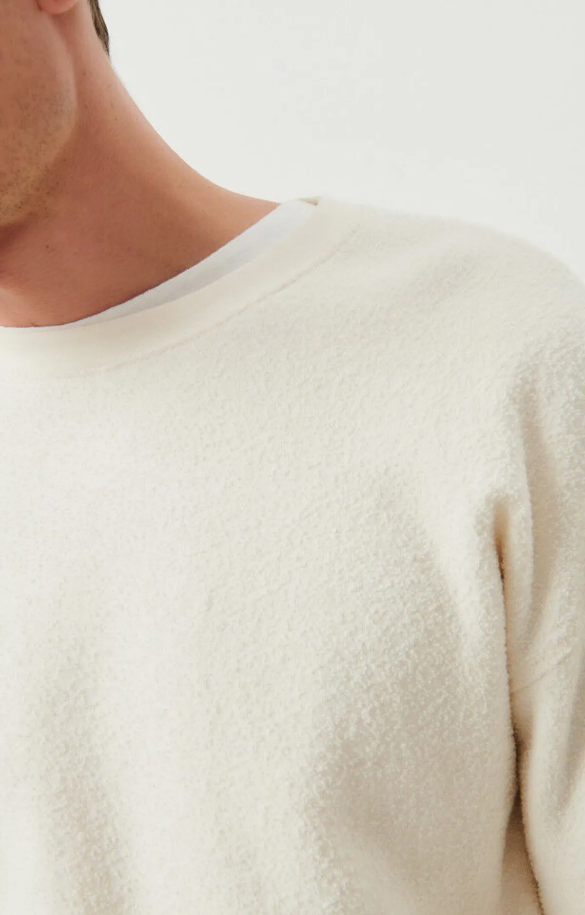American Vintage Men'S Sweatshirt Bobypark Ecru Shop