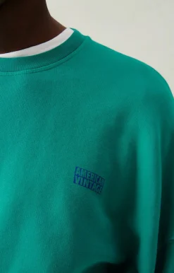 American Vintage Men'S Sweatshirt Izubird Vintage Mint Diabolo Best